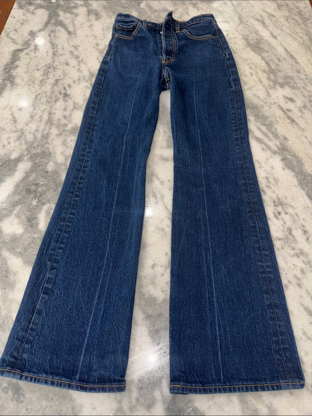 Levi's Dark Blue Jeans - Ribcage Boot